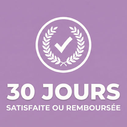 Badge officiel de garantie Pelivio de 30 jours satisfaite ou remboursée pour un achat de matériel fitness en toute sérénité.